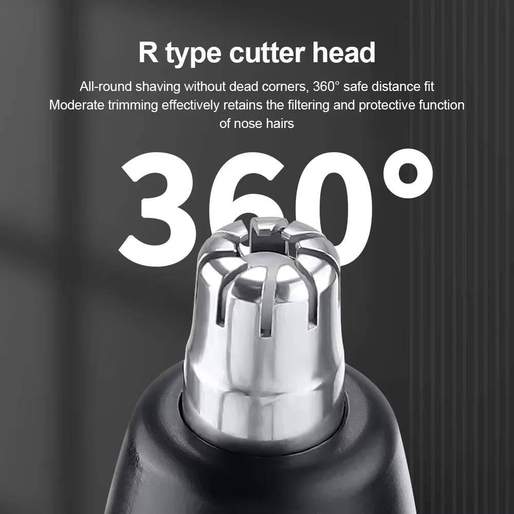 Xiaomi Portable LED Display Home Nose Hair Remover Electric Nose Hair Trimmer USB Charging  Safety Face Hair Cleaning Care Kit